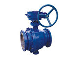 2PC Cast Steel Trunnion Mounted Ball Valve