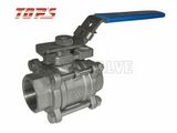 3pc 1000psi stainless steel full bore ball valve